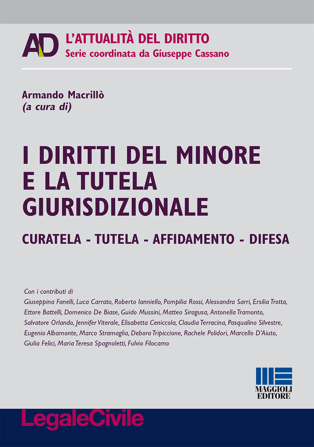 I diritti del minore e la tutela giurisdizionale Armando Macrillò