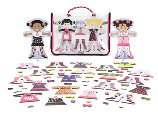 Giocattolo Melissa & Doug Tops and Tights Magnetic Dress-Up Melissa & Doug