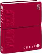 Cartoleria Agenda-Diario Comix U 2018-2019, 16 mesi, giornaliera mini Comix Yourself. Fucsia Comix