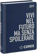 Cartoleria Diario Comix 2018-2019, 16 mesi, giornaliero standard. Blu Comix
