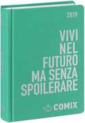 Cartoleria Diario Comix 2018-2019, 16 mesi, giornaliero mignon. Verde acqua Comix