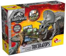 Giocattolo Jurassic World Skeleton + Cards In Display Triceratops Lisciani