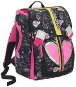 Cartoleria Zaino Square sdoppiabile Seven Heart Girl. Nero Seven