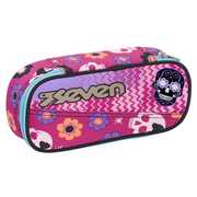 Cartoleria Astuccio busta ovale organizzata Round Plus Seven Mexi Girl. Rosa Seven
