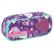 Cartoleria Astuccio busta ovale organizzata Round Plus Seven Heart Girl. Viola Seven