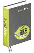 Cartoleria Diario Diventone 201-2019, 16 mesi, giornaliero standard. Grigio-Verde Diventone