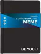 Cartoleria Diario BE YOU Meme 2018-2019, 16 mesi, mini. Nero Auguri Preziosi