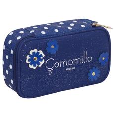 Cartoleria Astuccio busta attrezzata Quick Case Camomilla. Blu Camomilla
