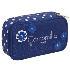 Cartoleria Astuccio busta attrezzata Quick Case Camomilla. Blu Camomilla