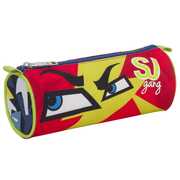 Cartoleria Astuccio tombolino Seven Boy Facce da SJ. Rosso Seven