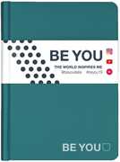 Cartoleria Diario BE YOU Color 2018-2019, 16 mesi, standard. Turchese Auguri Preziosi