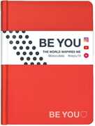 Cartoleria Diario BE YOU Color 2018-2019, 16 mesi, mini. Rosso Auguri Preziosi