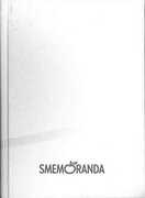 Cartoleria Diario Smemoranda 2018-2019, 16 mesi, giornaliero medium. Bianco sporco con scritta nera Smemoranda