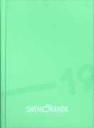 Cartoleria Diario Smemoranda 2018-2019, 16 mesi, giornaliero medium. Verde acqua con scritta bianca Smemoranda
