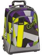 Cartoleria Zaino Trolley Premium organizzato comix Flash. Giallo-Viola Comix