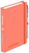 Cartoleria Agenda giornaliera 2019, 12 mesi, Smemoranda pocket copertina rigida. Rosa pesca Smemoranda