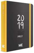 Cartoleria Agenda giornaliera 2019, 12 mesi, ME My Evolution Day medium. Nero-Giallo ME. My Evolution