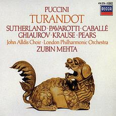 CD Turandot Montserrat Caballé Luciano Pavarotti Giacomo Puccini