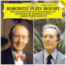 CD Concerto per pianoforte n.23 - Sonata per pianoforte K333 Vladimir Horowitz Wolfgang Amadeus Mozart Carlo Maria Giulini