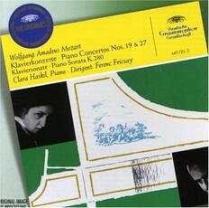 CD Concerti per pianoforte n.19,n .27 - Sonata per pianoforte K280 Wolfgang Amadeus Mozart Ferenc Fricsay Clara Haskil