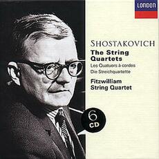 CD Quartetti per archi completi Dmitri Shostakovich Fitzwilliam String Quartet