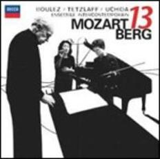 CD Concerto da camera / Gran Partita Alban Berg Pierre Boulez Wolfgang Amadeus Mozart