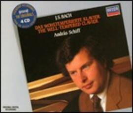 CD Il clavicembalo ben temperato (Das Wohltemperierte Clavier) Johann Sebastian Bach Andras Schiff