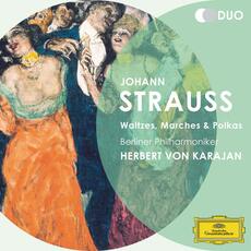CD Valzer, marce, polke Johann Strauss Herbert Von Karajan Berliner Philharmoniker