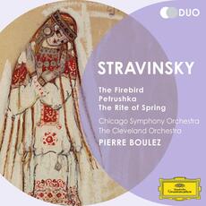 CD La sagra della primavera - L'uccello di fuoco - Petrouchka Pierre Boulez Igor Stravinsky Cleveland Orchestra
