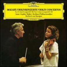 Vinile Concerti per violino n.3 e n.5 Wolfgang Amadeus Mozart Herbert Von Karajan Anne-Sophie Mutter
