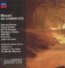 CD Il flauto magico Wolfgang Amadeus Mozart Kiri Te Kanawa Neville Marriner
