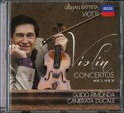 CD Concerti per violino Giovanni Battista Viotti Guido Rimonda Camerata Ducale