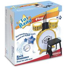 Giocattolo Drum Set 4 Pcs With Stool Bontempi