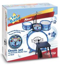 Giocattolo Drum Set 4 Pcs With Electronic Tutor Bontempi