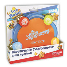 Giocattolo Tamburello Elettronico Con Cimbali Ed Effetti Luminosi. Bontempi