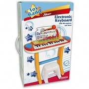Giocattolo Bontempi 13 3209. Toy Band Star. Tastiera Elettronica 31 Tasti Con Microfono Gambe Sgabello E 4 Pads Bontempi