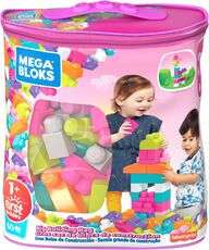 Giocattolo Sacca costruzioni 60 pezzi Mega Bloks