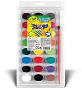 Cartoleria 24 Acquerelli Lavabilissimi Crayola
