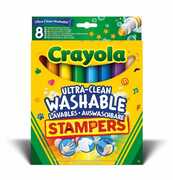 Cartoleria 8 Stampini Ultra-Lavabili Crayola