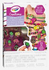 Giocattolo Creations. Set Braccialetti Neon & Charms Crayola