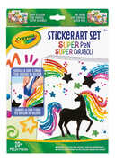 Giocattolo Super Pen Sticker Art Set Crayola
