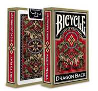 Giocattolo Carte Bicycle. Dragon. Dorso gold Bicycle