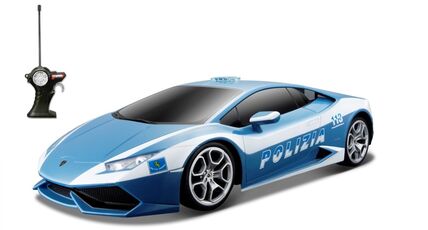 Giocattolo Maisto. Tech. Lamborghini Huracan Polizia Radiocomando 1:14 Maisto