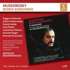 CD Boris Godunov Modest Petrovich Mussorgsky Nicolai Gedda Mstislav Rostropovich