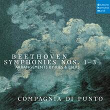 CD Sinfonie n.1, n.2, n.3 (Arrangiamenti di Ries e Ebers) Ludwig van Beethoven Compagnia di Punto