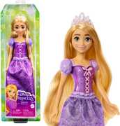 Giocattolo Disney princess rapunzel bambola snodata, vestita alla moda con capi e accessori scintillanti Mattel