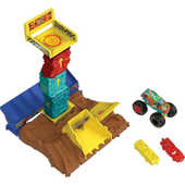 Giocattolo Hot Wheels - Monster Trucks Arena degli Scontri Semifinali, CAR JUMP EVENT PLAYSET collegabile con Veicoli Inclusi Mattel