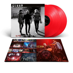 Live Around The World Esclusiva Ibs It Red Coloured Vinyl Queen Adam Lambert Vinile Ibs
