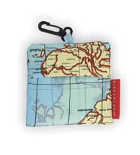 Idee regalo Borsa da Viaggio. Map. Travel Laundry Bag Kikkerland