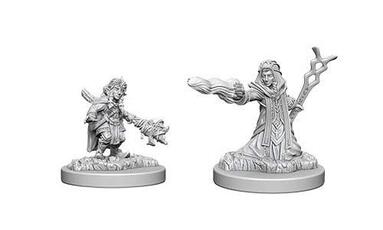 Giocattolo D&D. Nolzur's Marvelous Miniatures. Gnome Female Wizard Wizkids